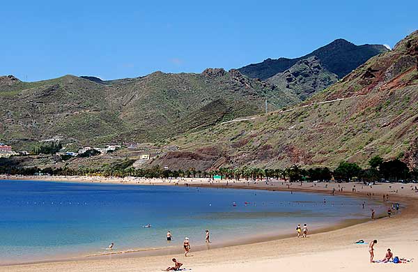 Pobřeží Tenerife na Kanárských ostrovech